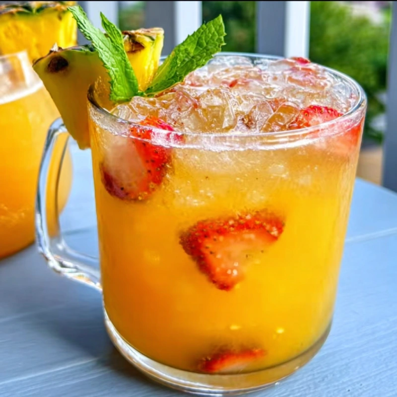 Summer Pineapple Lemonade Punch Recipe – Easy & Refreshing